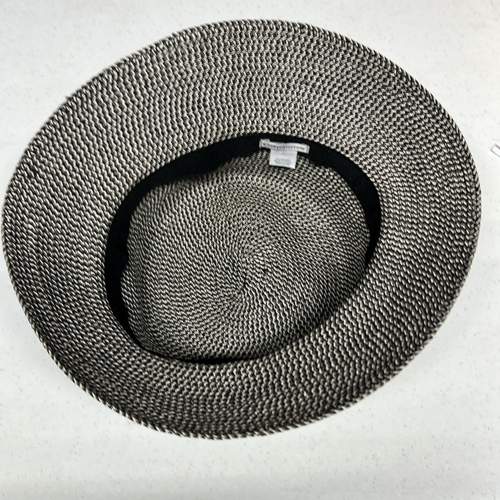 Packable Cloche Hat Black , Tan & Gray - Picture 9 of 11